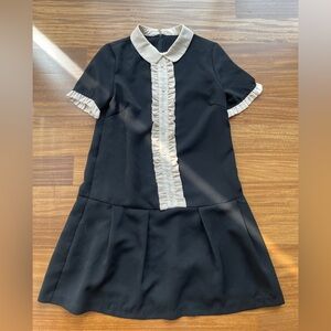 Black and White Vintage Babydoll Dress